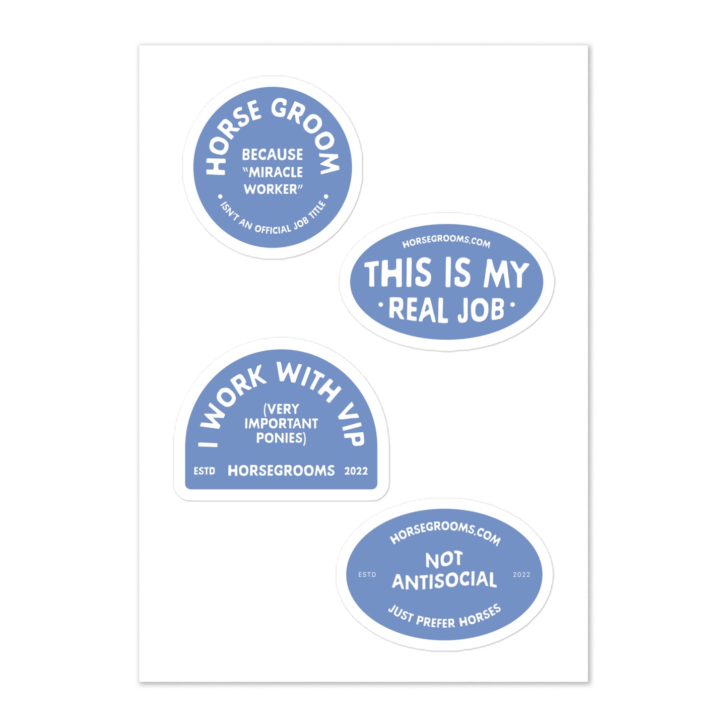 Slogan Sticker sheet